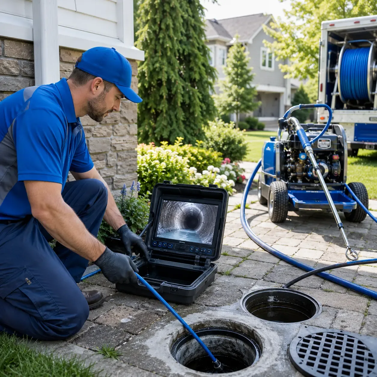 Outdoor drain cleaning professionals serving Pavo, GA